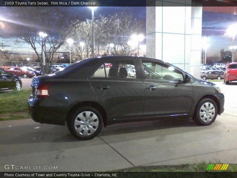 Flint Mica / Dark Charcoal 2009 Toyota Yaris Sedan