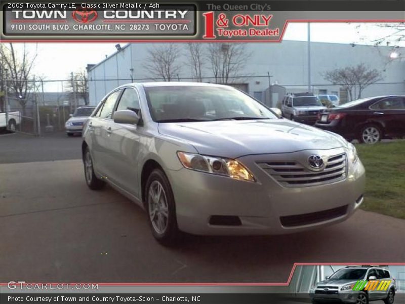 Classic Silver Metallic / Ash 2009 Toyota Camry LE