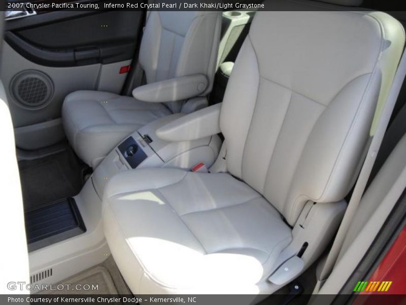 Inferno Red Crystal Pearl / Dark Khaki/Light Graystone 2007 Chrysler Pacifica Touring