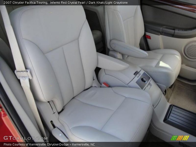 Inferno Red Crystal Pearl / Dark Khaki/Light Graystone 2007 Chrysler Pacifica Touring