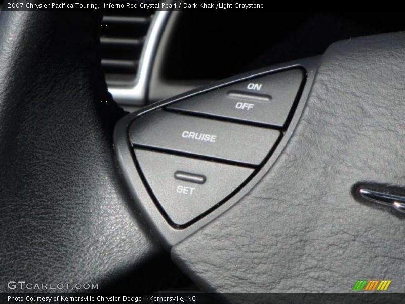 Inferno Red Crystal Pearl / Dark Khaki/Light Graystone 2007 Chrysler Pacifica Touring