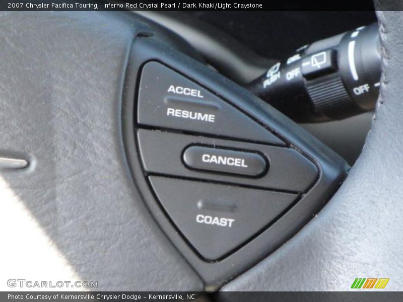 Inferno Red Crystal Pearl / Dark Khaki/Light Graystone 2007 Chrysler Pacifica Touring