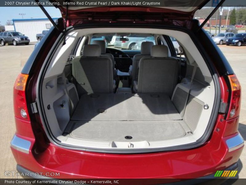 Inferno Red Crystal Pearl / Dark Khaki/Light Graystone 2007 Chrysler Pacifica Touring