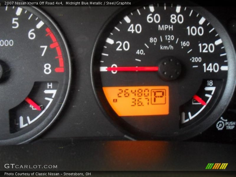 Midnight Blue Metallic / Steel/Graphite 2007 Nissan Xterra Off Road 4x4