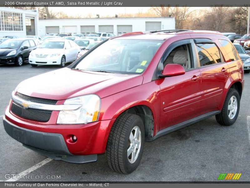 Salsa Red Metallic / Light Gray 2006 Chevrolet Equinox LT AWD