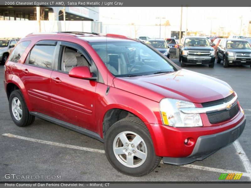 Salsa Red Metallic / Light Gray 2006 Chevrolet Equinox LT AWD