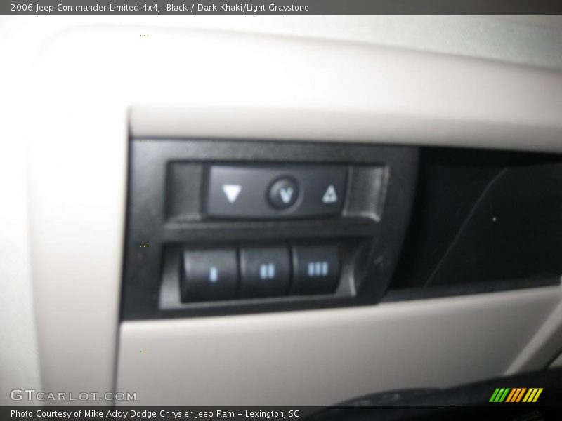 Black / Dark Khaki/Light Graystone 2006 Jeep Commander Limited 4x4