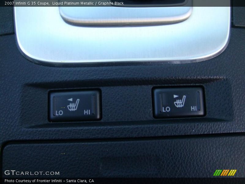 Liquid Platinum Metallic / Graphite Black 2007 Infiniti G 35 Coupe