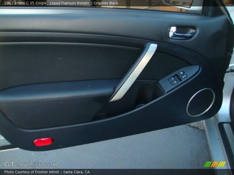 Liquid Platinum Metallic / Graphite Black 2007 Infiniti G 35 Coupe