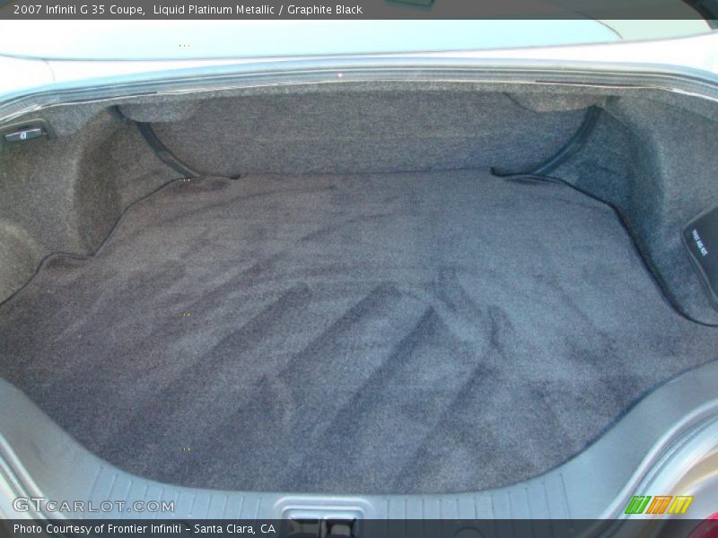 Liquid Platinum Metallic / Graphite Black 2007 Infiniti G 35 Coupe