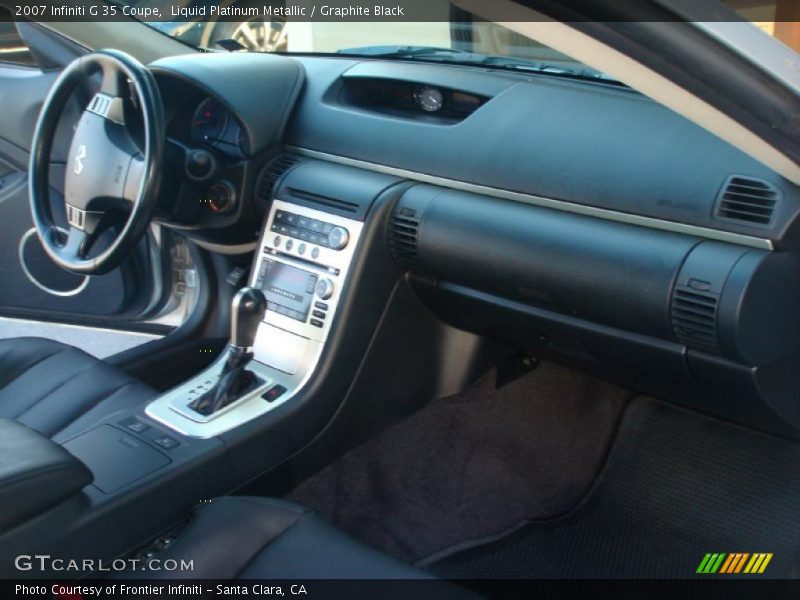 Liquid Platinum Metallic / Graphite Black 2007 Infiniti G 35 Coupe