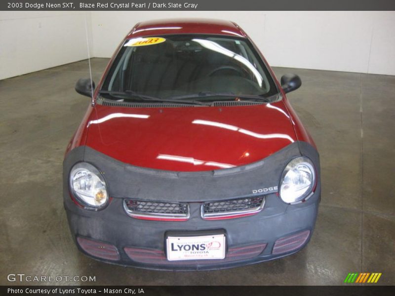 Blaze Red Crystal Pearl / Dark Slate Gray 2003 Dodge Neon SXT