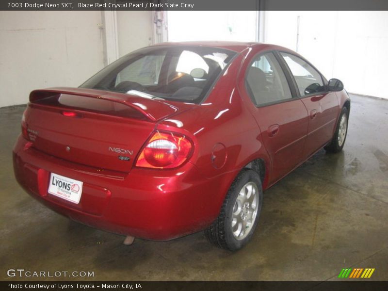Blaze Red Crystal Pearl / Dark Slate Gray 2003 Dodge Neon SXT