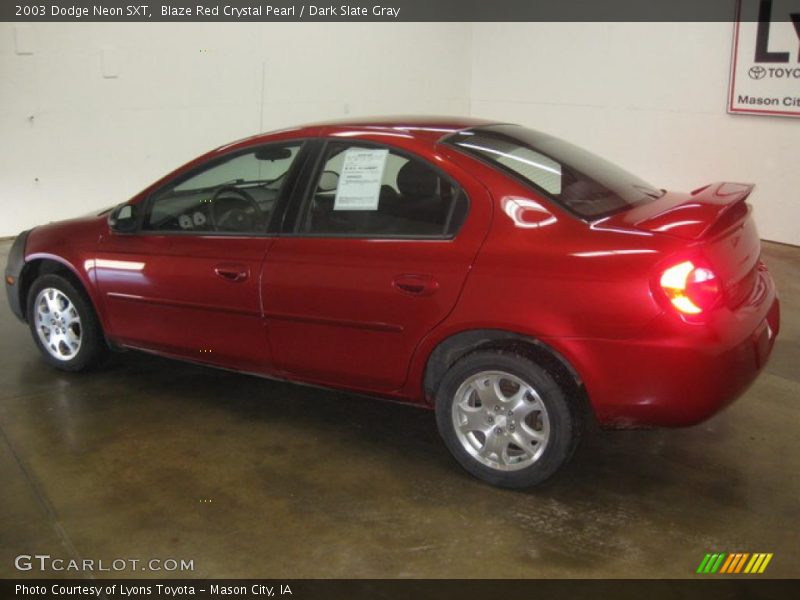 Blaze Red Crystal Pearl / Dark Slate Gray 2003 Dodge Neon SXT