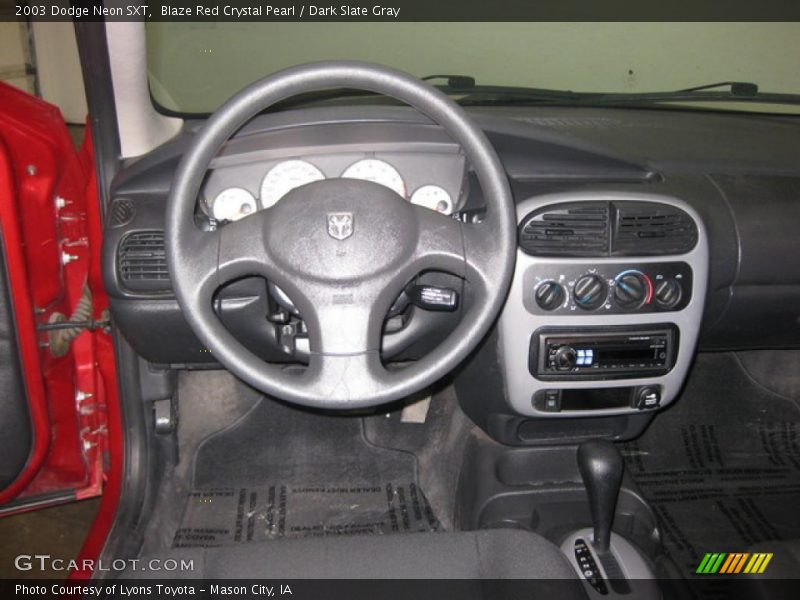 Blaze Red Crystal Pearl / Dark Slate Gray 2003 Dodge Neon SXT