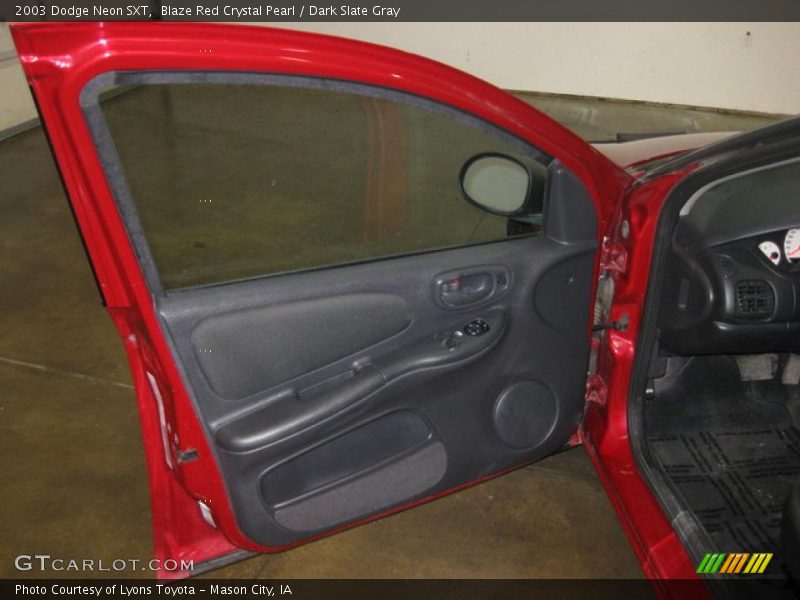 Blaze Red Crystal Pearl / Dark Slate Gray 2003 Dodge Neon SXT
