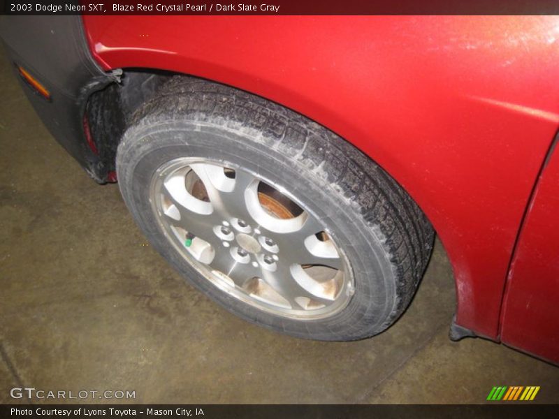 Blaze Red Crystal Pearl / Dark Slate Gray 2003 Dodge Neon SXT