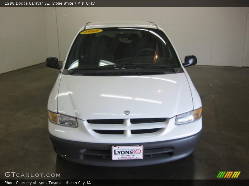 Stone White / Mist Gray 1998 Dodge Caravan SE