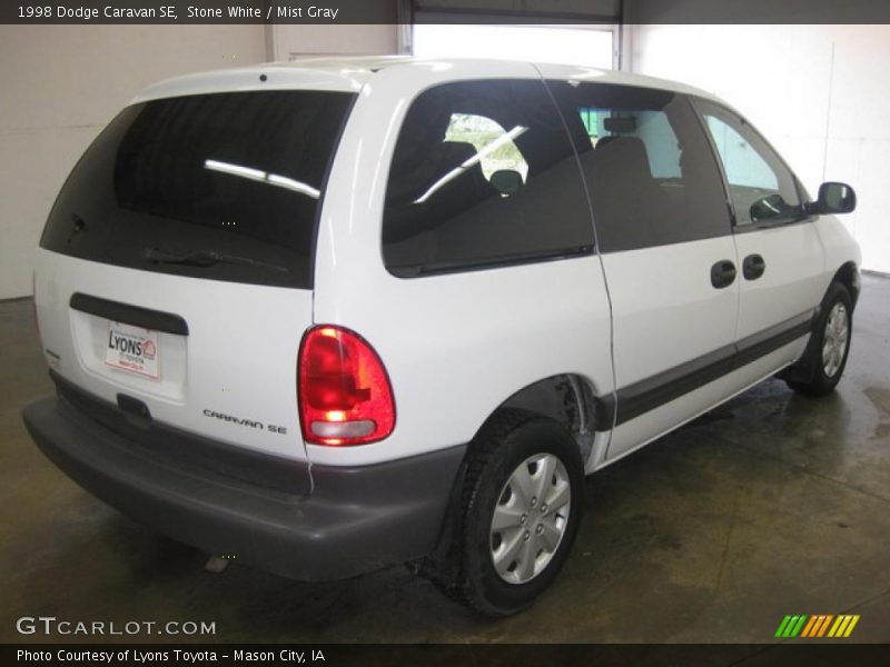 Stone White / Mist Gray 1998 Dodge Caravan SE