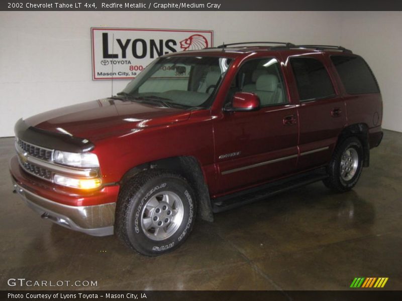 Redfire Metallic / Graphite/Medium Gray 2002 Chevrolet Tahoe LT 4x4