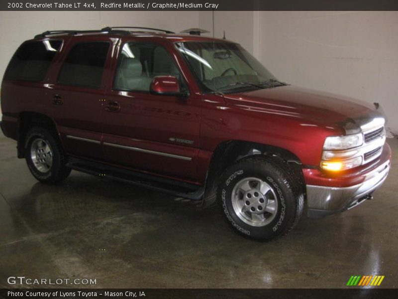 Redfire Metallic / Graphite/Medium Gray 2002 Chevrolet Tahoe LT 4x4