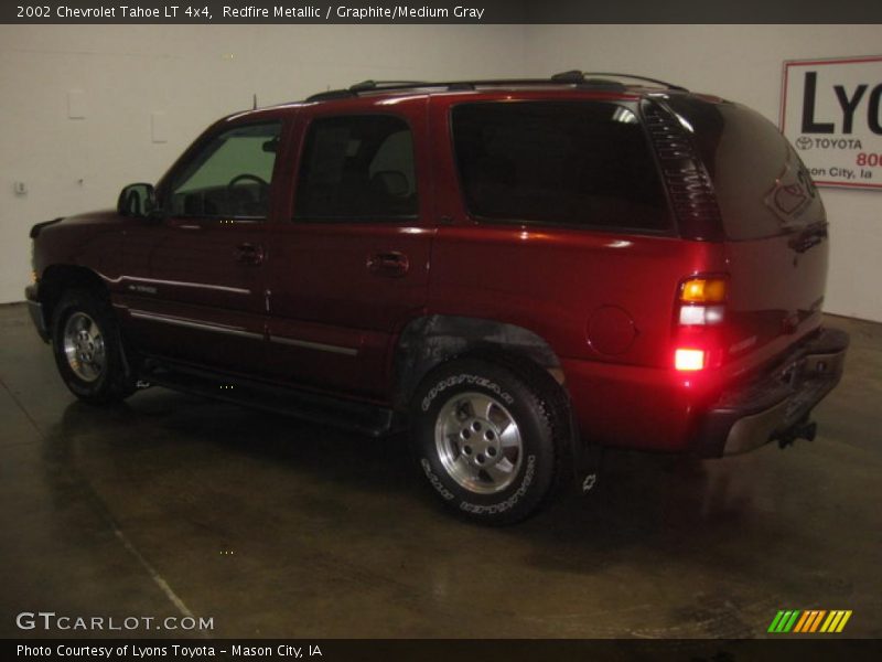 Redfire Metallic / Graphite/Medium Gray 2002 Chevrolet Tahoe LT 4x4
