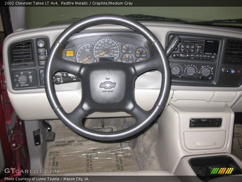 Redfire Metallic / Graphite/Medium Gray 2002 Chevrolet Tahoe LT 4x4