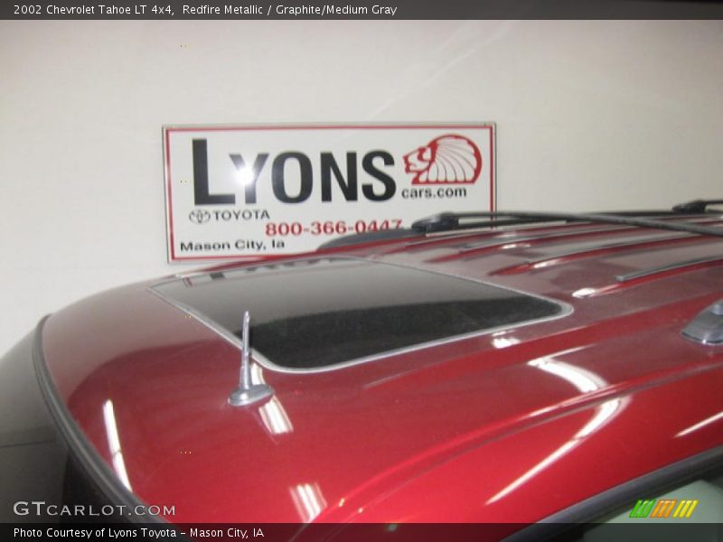 Redfire Metallic / Graphite/Medium Gray 2002 Chevrolet Tahoe LT 4x4