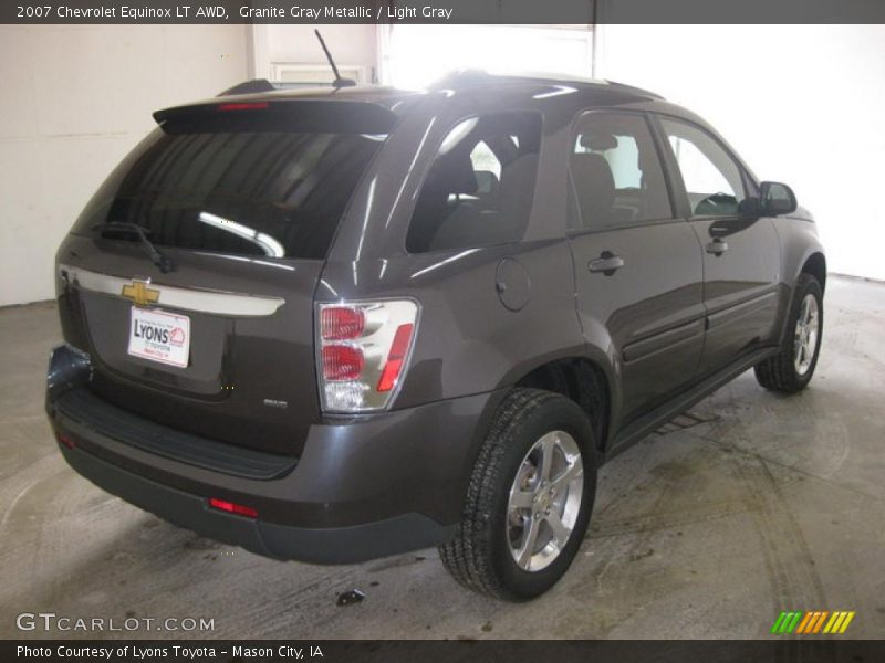 Granite Gray Metallic / Light Gray 2007 Chevrolet Equinox LT AWD