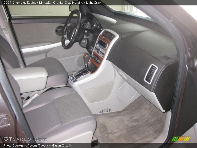 Granite Gray Metallic / Light Gray 2007 Chevrolet Equinox LT AWD