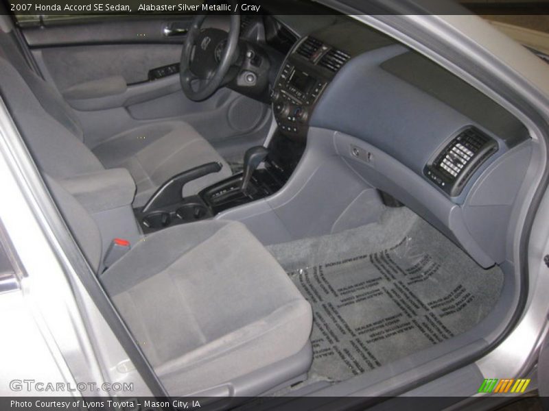 Alabaster Silver Metallic / Gray 2007 Honda Accord SE Sedan