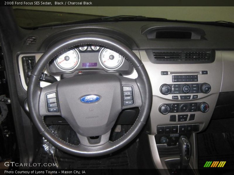 Black / Charcoal Black 2008 Ford Focus SES Sedan