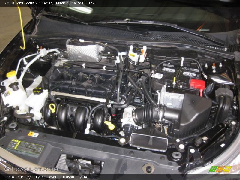 Black / Charcoal Black 2008 Ford Focus SES Sedan