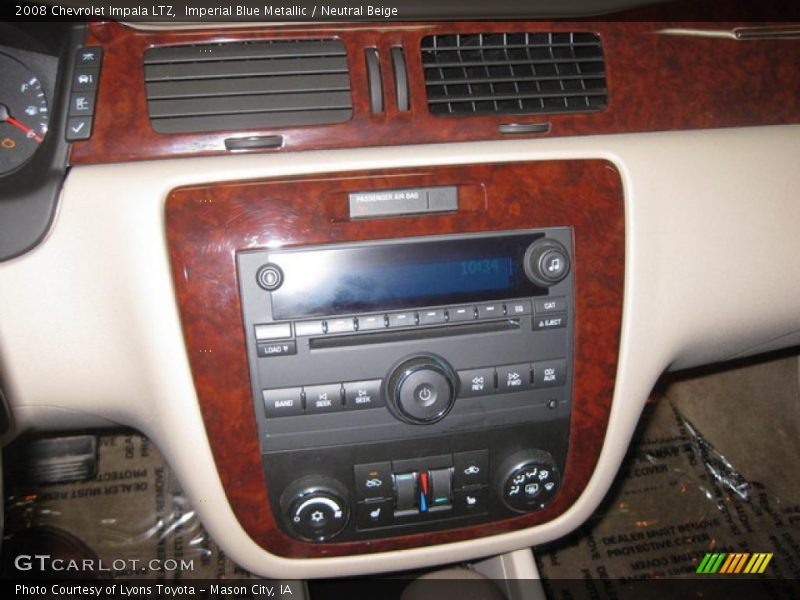 Imperial Blue Metallic / Neutral Beige 2008 Chevrolet Impala LTZ