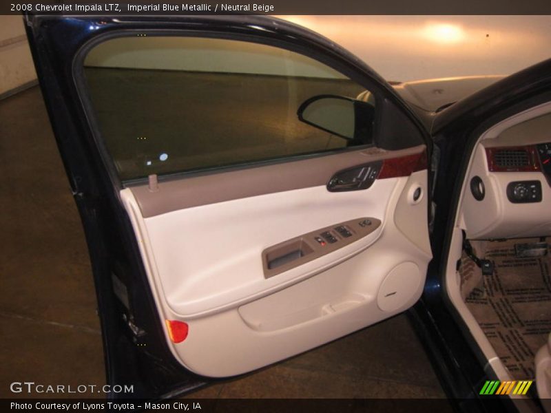 Imperial Blue Metallic / Neutral Beige 2008 Chevrolet Impala LTZ