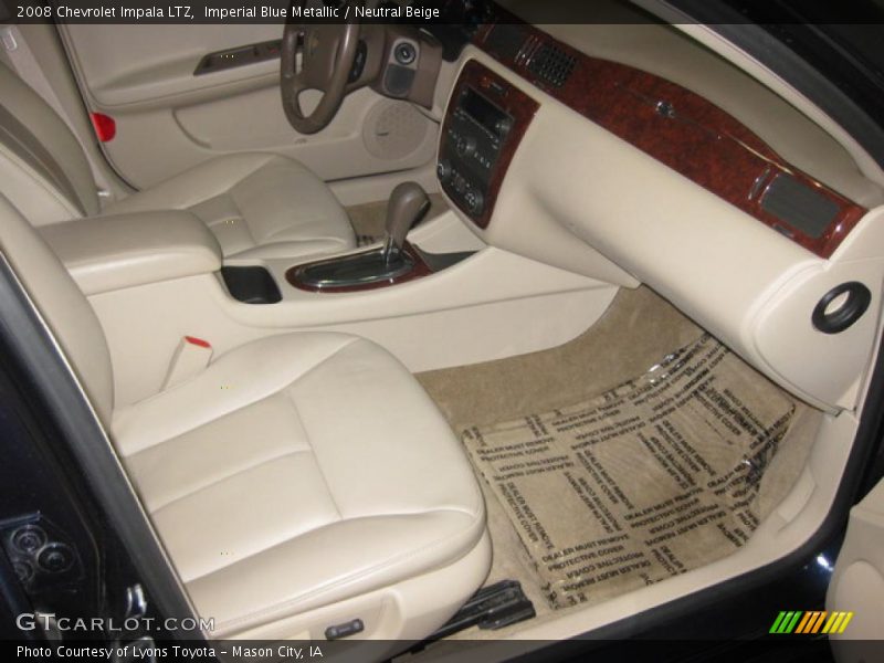 Imperial Blue Metallic / Neutral Beige 2008 Chevrolet Impala LTZ