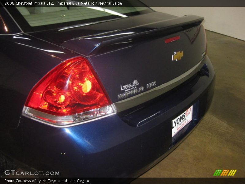 Imperial Blue Metallic / Neutral Beige 2008 Chevrolet Impala LTZ