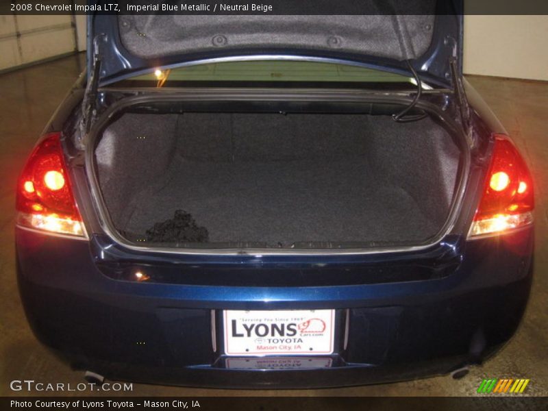 Imperial Blue Metallic / Neutral Beige 2008 Chevrolet Impala LTZ