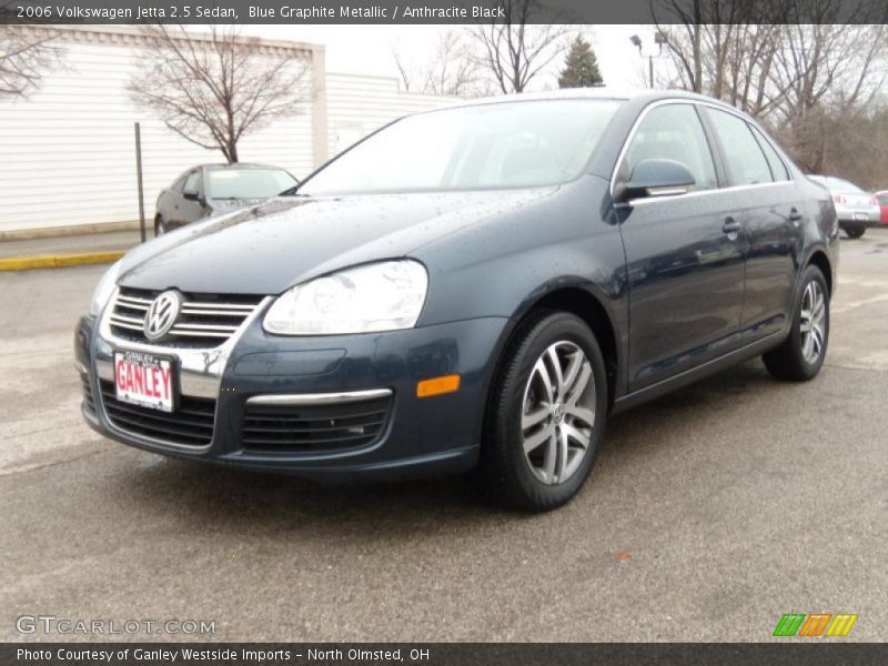 Blue Graphite Metallic / Anthracite Black 2006 Volkswagen Jetta 2.5 Sedan