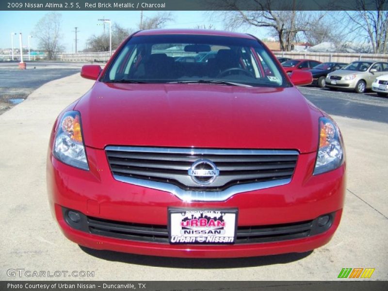 Red Brick Metallic / Charcoal 2009 Nissan Altima 2.5 S
