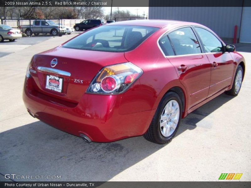 Red Brick Metallic / Charcoal 2009 Nissan Altima 2.5 S