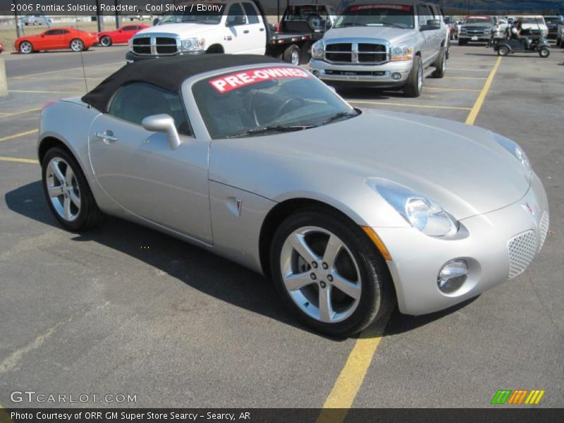Cool Silver / Ebony 2006 Pontiac Solstice Roadster