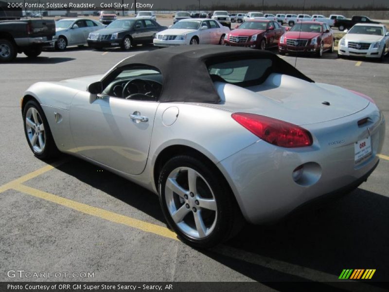 Cool Silver / Ebony 2006 Pontiac Solstice Roadster