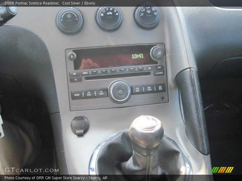 Cool Silver / Ebony 2006 Pontiac Solstice Roadster