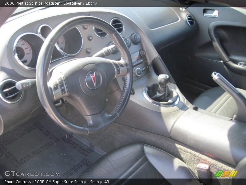 Cool Silver / Ebony 2006 Pontiac Solstice Roadster