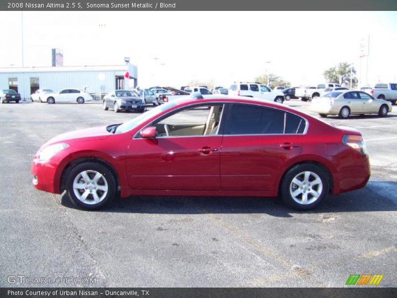 Sonoma Sunset Metallic / Blond 2008 Nissan Altima 2.5 S