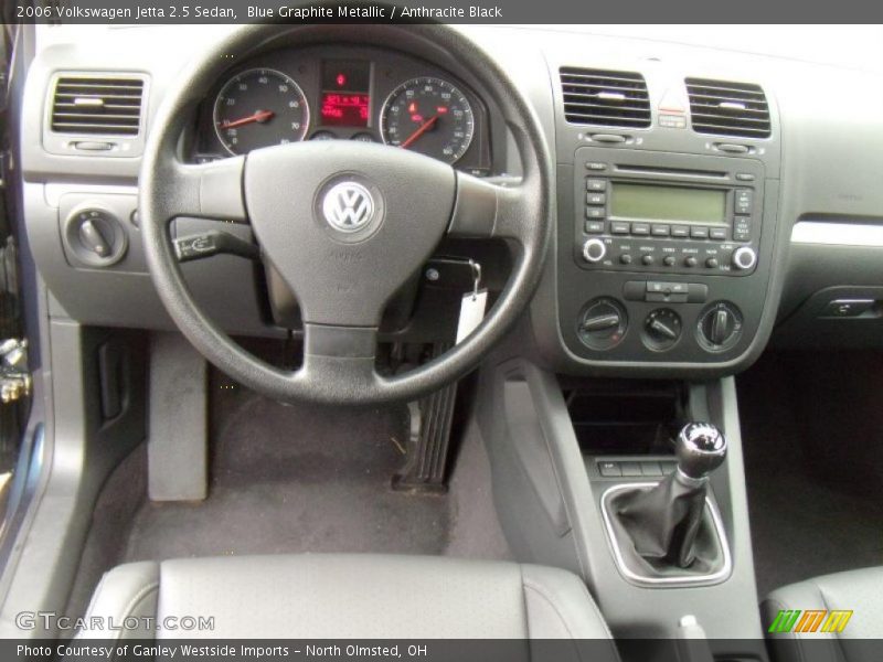 Blue Graphite Metallic / Anthracite Black 2006 Volkswagen Jetta 2.5 Sedan