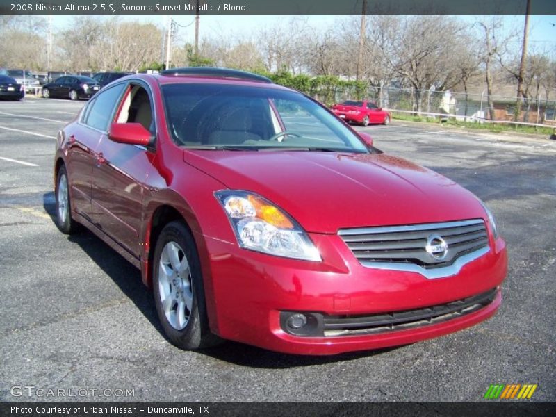 Sonoma Sunset Metallic / Blond 2008 Nissan Altima 2.5 S