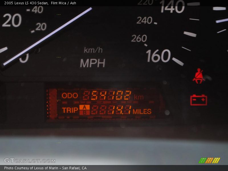 Flint Mica / Ash 2005 Lexus LS 430 Sedan