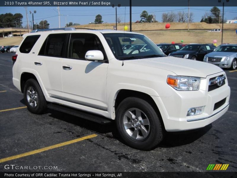 Blizzard White Pearl / Sand Beige 2010 Toyota 4Runner SR5